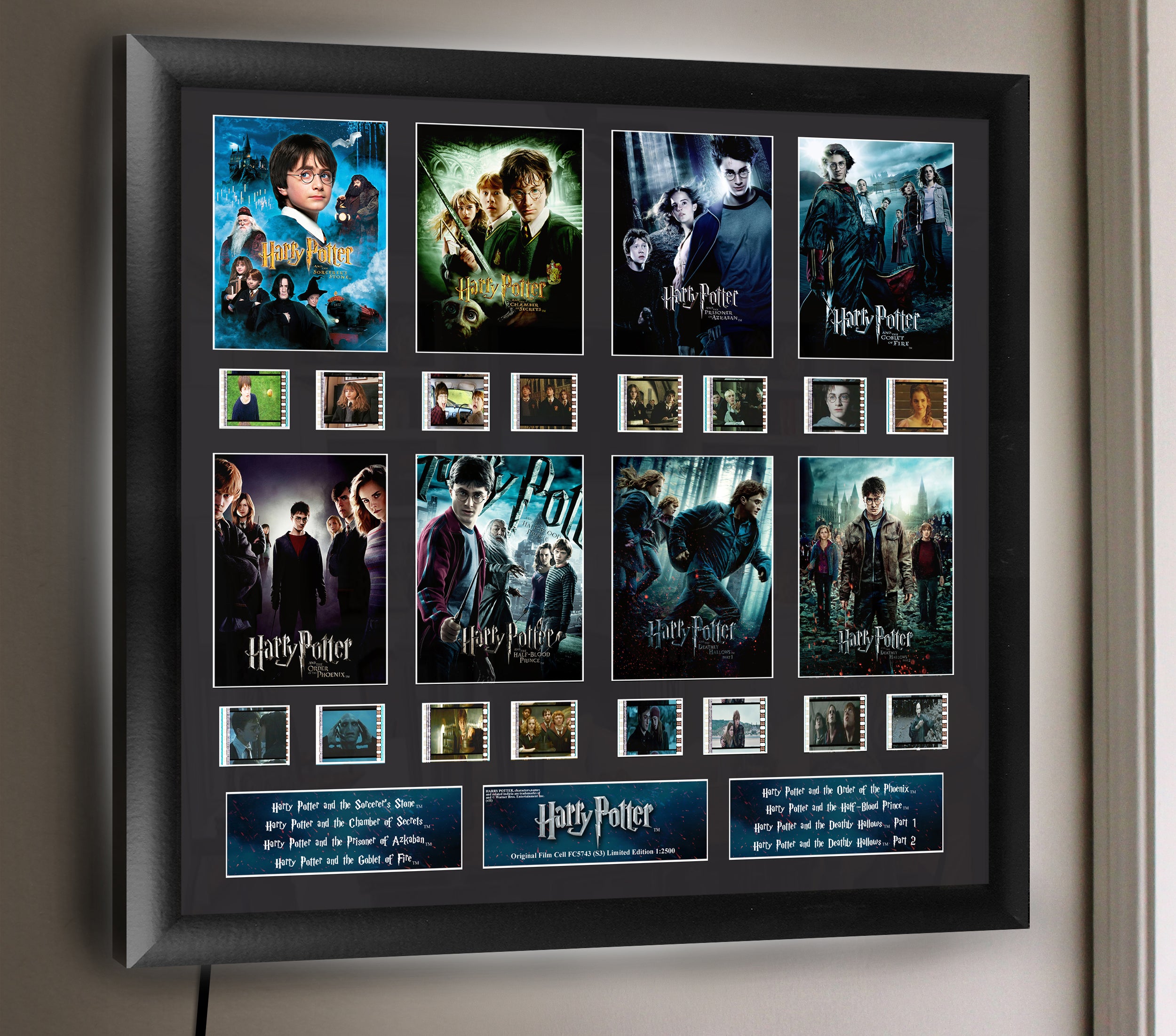 Harry Potter 1-7 Finale (S3) FilmCells Presentation Limited Edition Mixed Montage Wall Art USFC5743